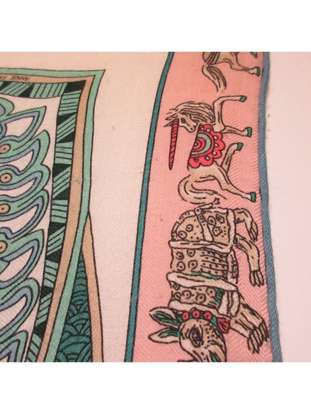 Hermes Carre Geant 140 le Jardin de la Maharani's Garden Cashmere Silk Large - Picture 2 of 6